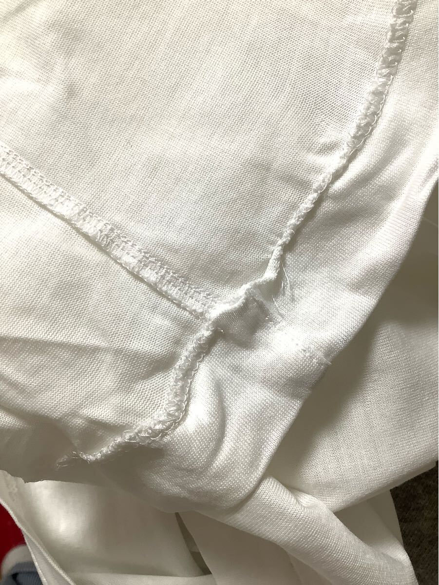 christian dior sports クリスチャンディオールスポーツ　リンガー半袖Tシャツ　ホワイト　ハイブランド　古著　M