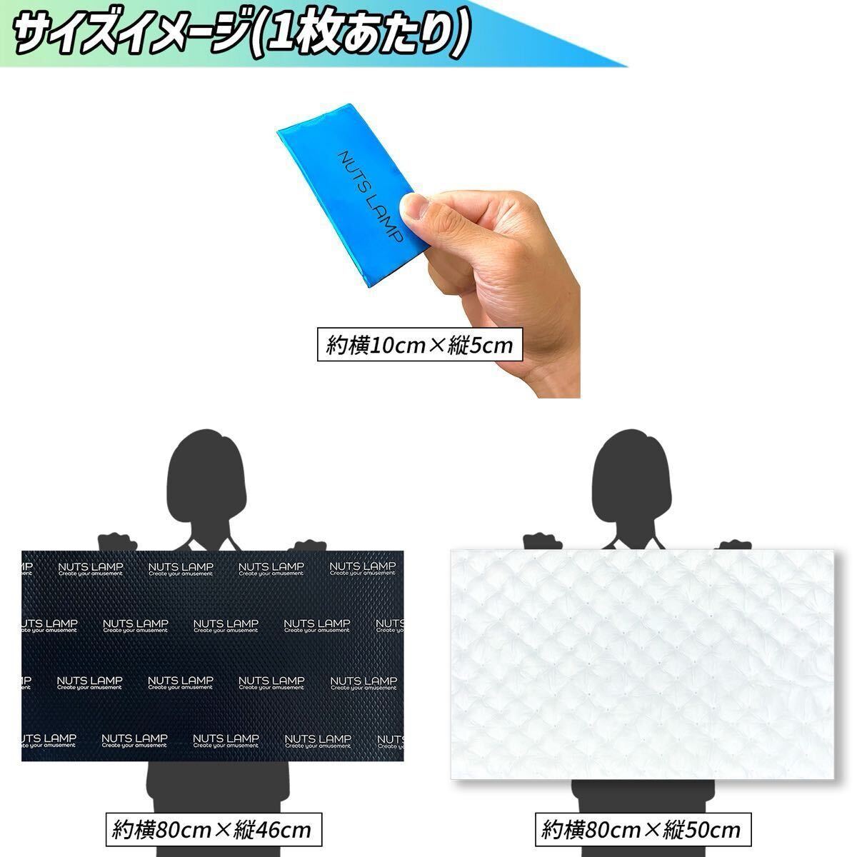 【大特価】デッドニングシート 制振シート 吸音材　NUTSLAMP 3種の音質大革命セットDX 音質向上 防音材 遮音材 ローラー