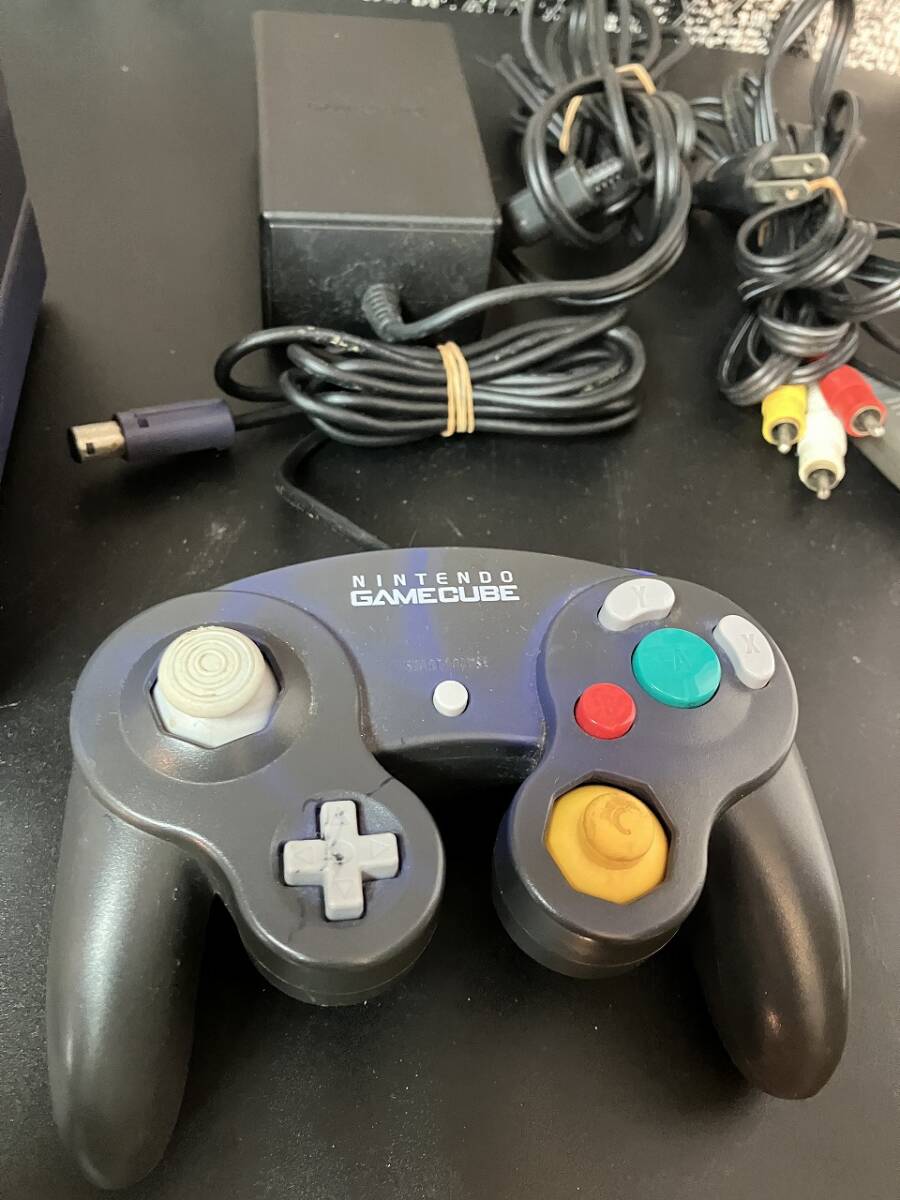 1 иен Nintendo nintendo GAME CUBE Game Cube DOL-017 GC для бытового использования игра машина коллекция retro Vintage подлинная вещь текущее состояние товар хранение товар 
