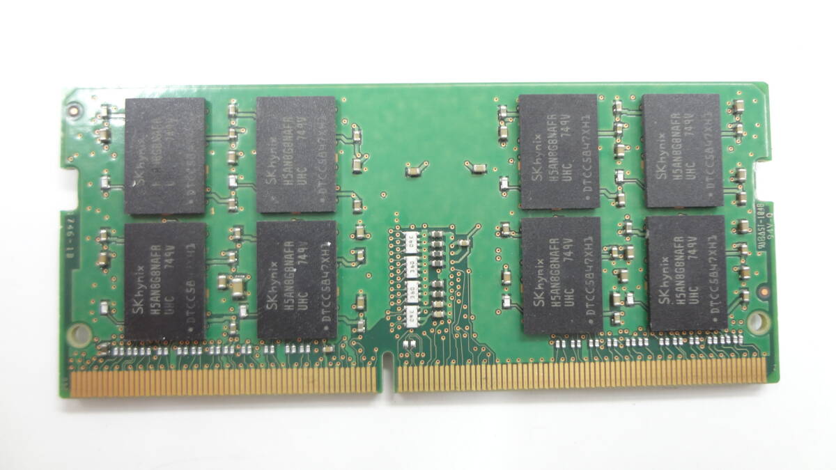 1円～ ノートパソコン用メモリ SKhynix DDR4 PC4-2400T 16GB 中古動(dòng)作品(J6)