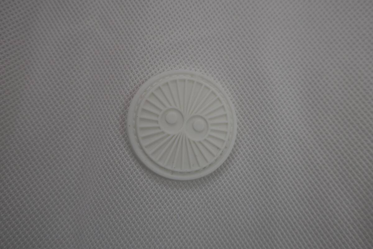 【美品】VIVA HEART(ビバハート) ポロシャツ 白 メンズ 50 ゴルフ用品 2506-0170 中古_画像3