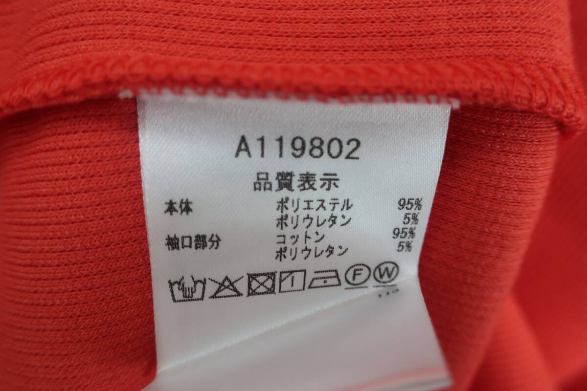 【未使用品】archivio(アルチビオ) モックネックシャツ 茜色 レディース 38 A119802 ゴルフ用品 2505-0729 新品_画像5