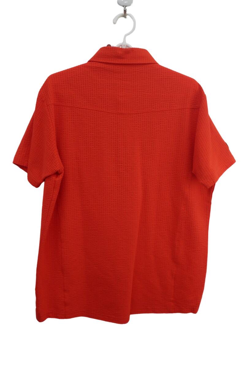 【美品】VIVA HEART(ビバハート) ポロシャツ オレンジ メンズ 50 ゴルフ用品 2506-0179 中古_画像6