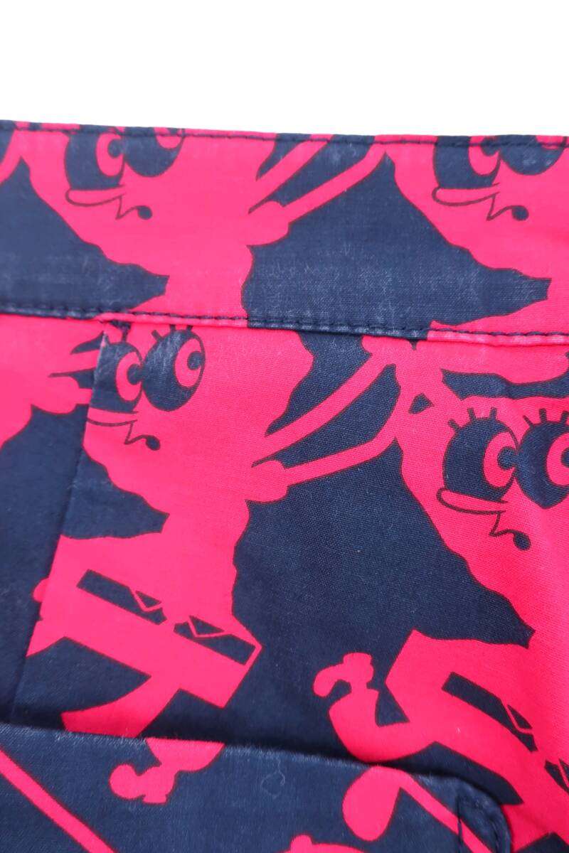 【50%オフ】【美品】PEARLY GATES(パーリーゲイツ) パンツ 紺赤スポンジボブ柄 レディース 0 055-7131306 ゴルフウェア 2312-0098 中古_画像7