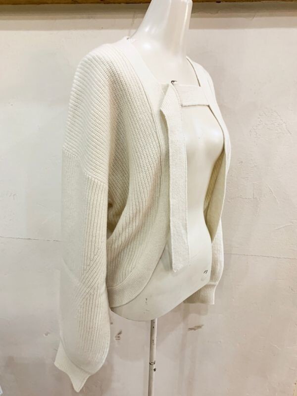 J17* не использовался JILL STUART/ Jill Stuart ka чай na вязаный кардиган женский дизайн кардиган FREE белый *