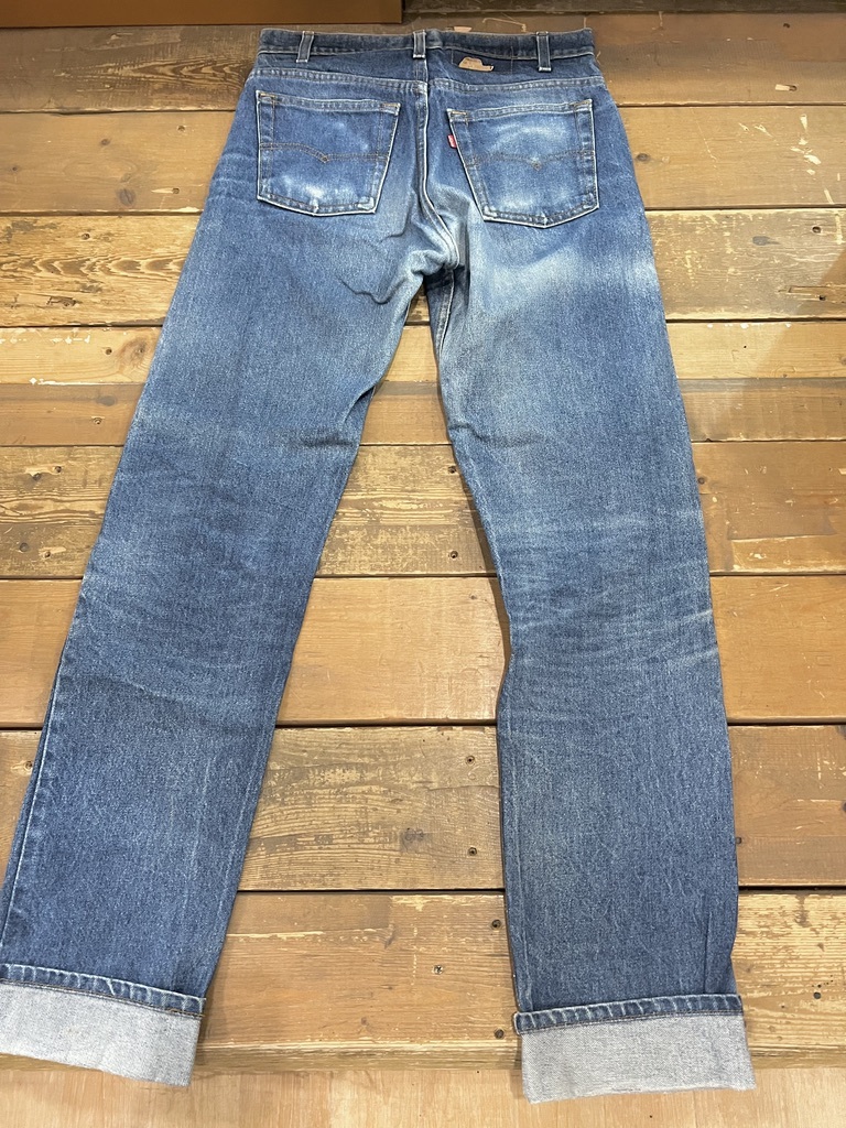 USA制 LEVI'S/リーバイス 505 ストレートデニム テーパードデニム ジーンズ W31 L34 インディゴ メンズ used