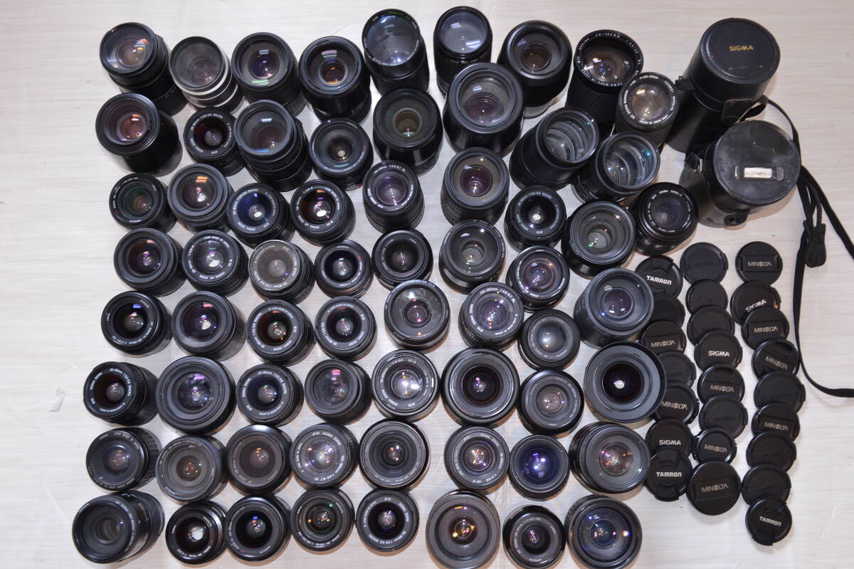 C※交換レンズまとめ品 光學(xué)機器 MINOLTA/CANON/TAMRON/SIGMAなど