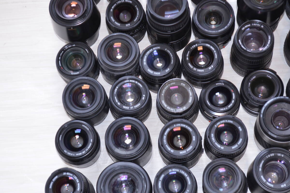 C※交換レンズまとめ品 光學(xué)機器 MINOLTA/CANON/TAMRON/SIGMAなど