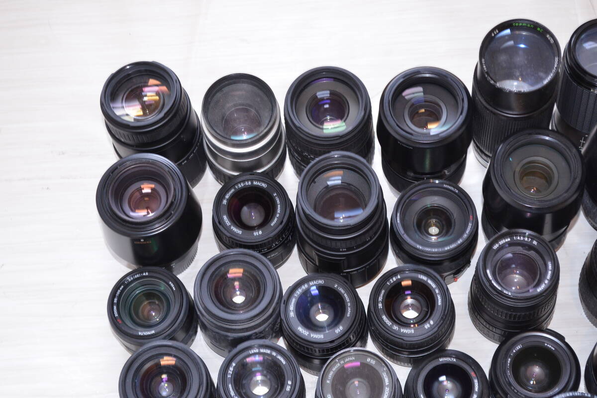 C※交換レンズまとめ品 光學(xué)機器 MINOLTA/CANON/TAMRON/SIGMAなど