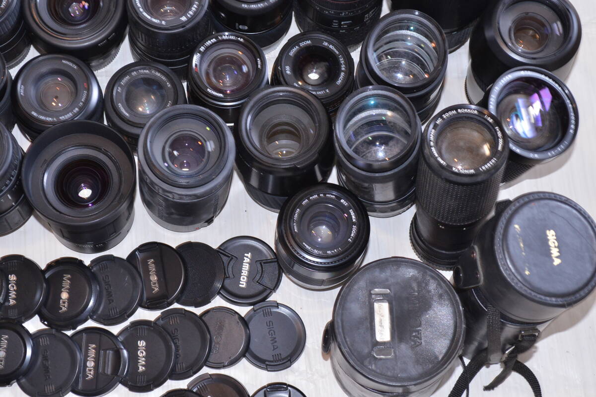C※交換レンズまとめ品 光學(xué)機器 MINOLTA/CANON/TAMRON/SIGMAなど
