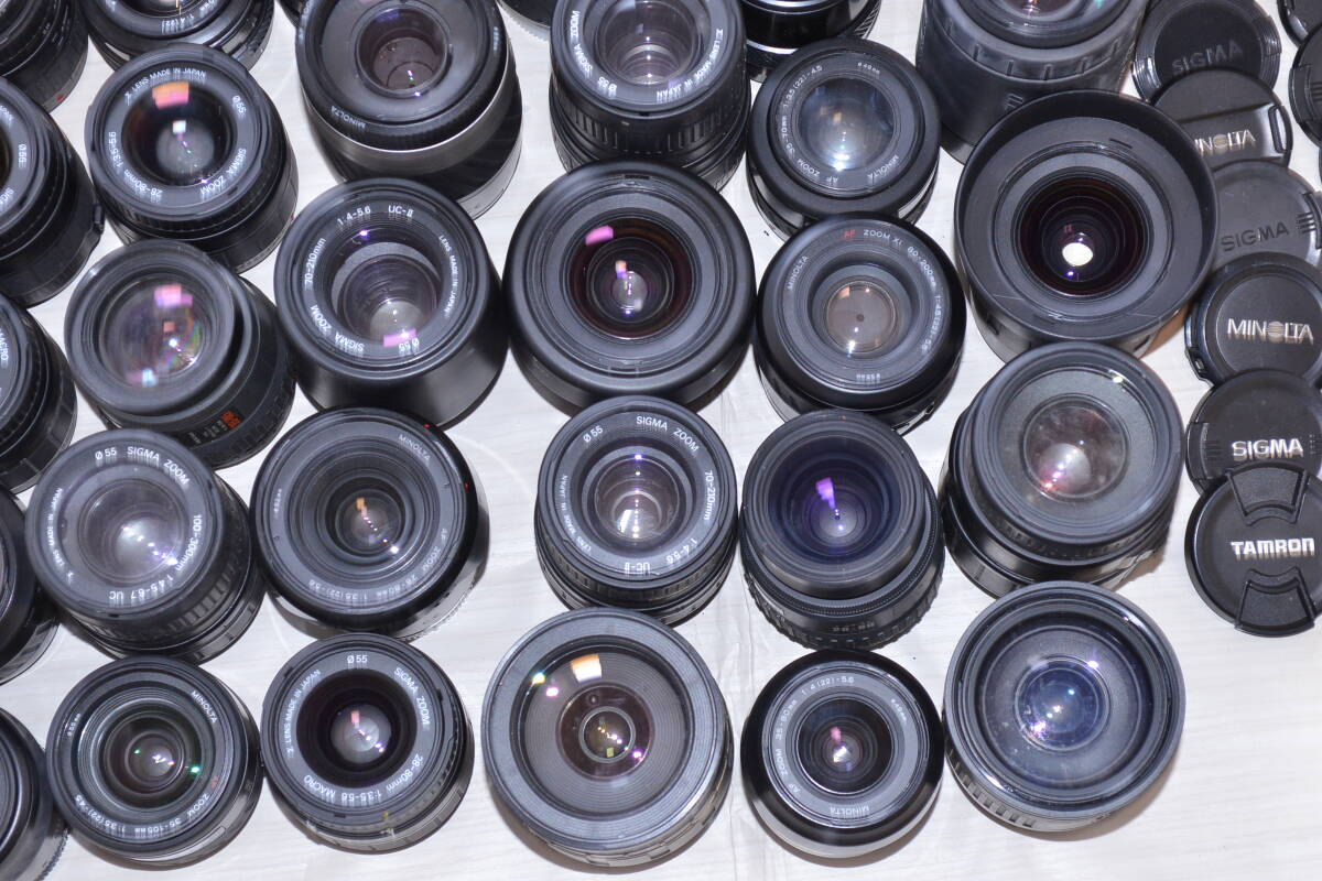 C※交換レンズまとめ品 光學(xué)機器 MINOLTA/CANON/TAMRON/SIGMAなど