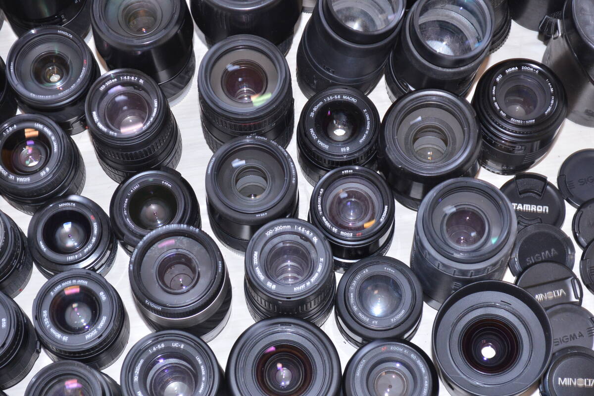 C※交換レンズまとめ品 光學(xué)機器 MINOLTA/CANON/TAMRON/SIGMAなど