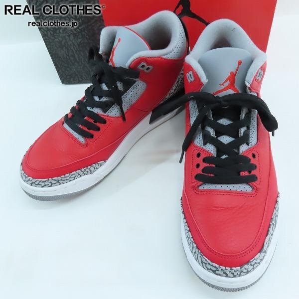 AIR JORDAN 3 RETRO SE "UNITE" CK5692-600 (ファイヤーレッド/ファイヤーレッド/セメントグレー/ブラック)