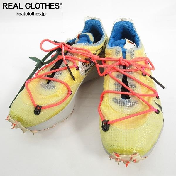 WMNS OFF-WHITE × VAPOR STREET "ATHLETE IN PROGRESS" CD8178-700 (ツアーイエロー/ライトボーン/ダイナミックイエロー/ブラック)