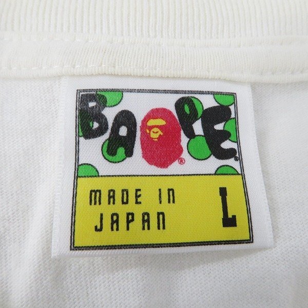 ☆A(yù) BATHING APE/アベイジングエイプ 16周年記念 カモフラ16 プリント Tシャツ/L /UPK
