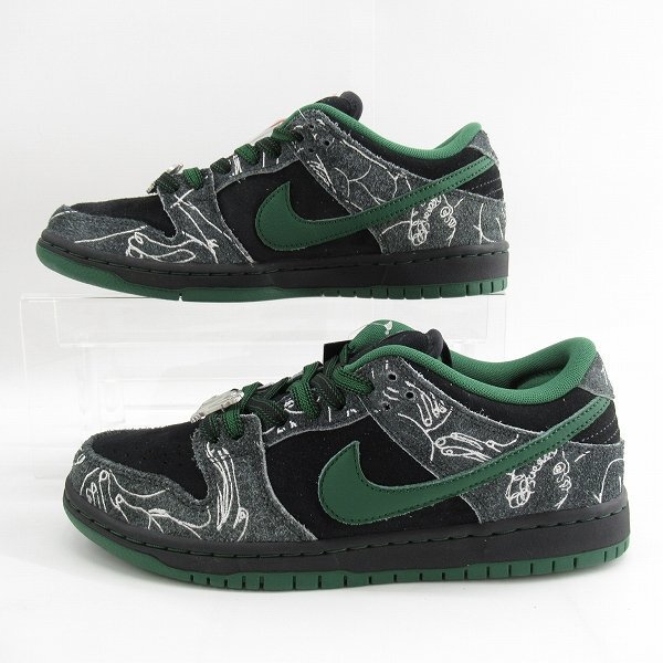 [ не использовался ]NIKE/ Nike SB Dunk Low/ There Skateboards Dunk HF7743-001/26 /080