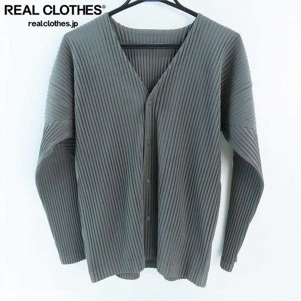 HOMME PLISSÉ ISSEY MIYAKE スナップ カーディガン ☆HOMME PLISSE ISSEY MIYAKE/オムプリッセ イッセイミヤケ