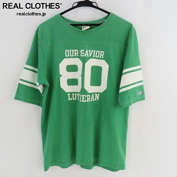 Champion チャンピオン ランタグ フットボールT 復刻 ☆Champion/チャンピオン ランタグ復刻 フットボール Tシャツ