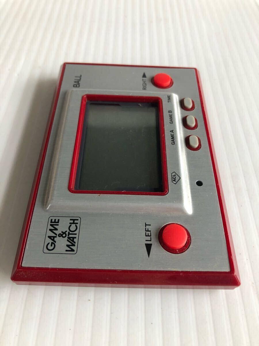 任天堂 ゲームウォッチ 攜帯ゲーム GAME WATCH 當時物 レトロ 型番：RGW-001CLUB NINTENDO ジャンク品 BALL