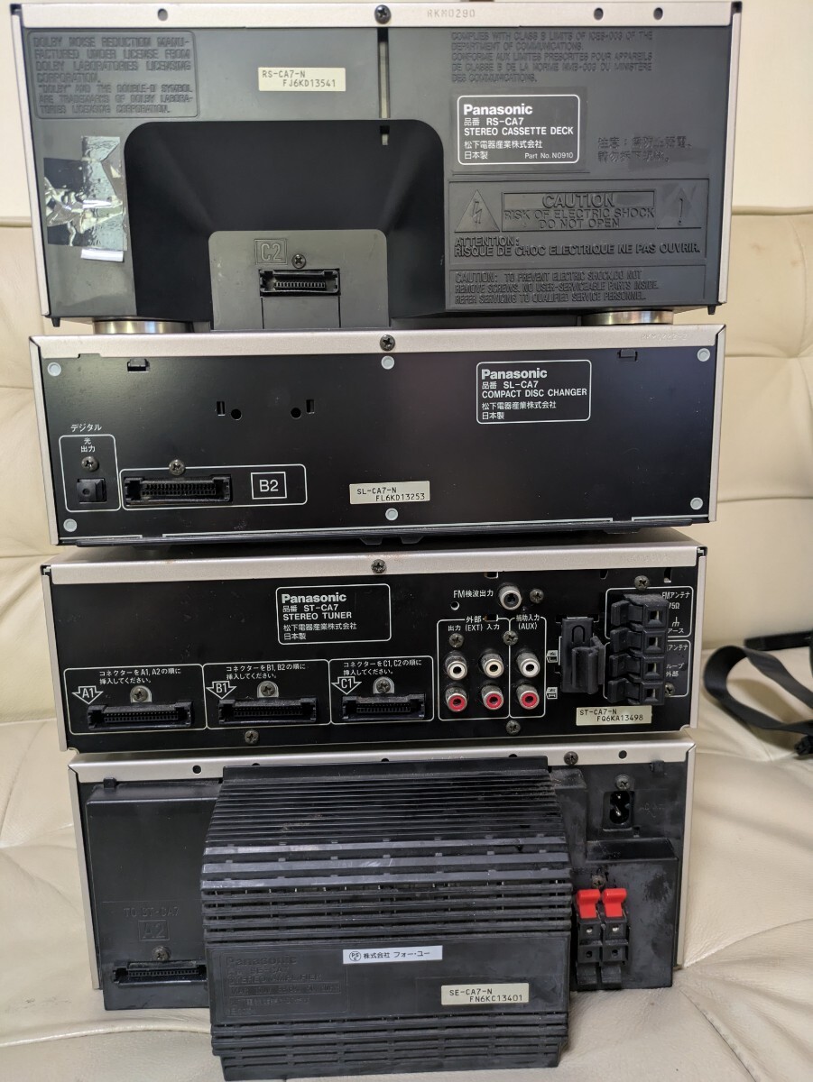 [ Junk ]Panasonic CA7 серии полный комплект SE-CA7 / ST-CA7 / SL-CA7 / RS-CA7 / специальный кабель есть 