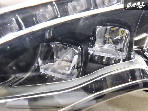 【美品破損なし！】プジョー 純正 308 LED ヘッドライト ヘッドランプ レンズ美品 ブラック 箱付 98005 464 80-02 即納