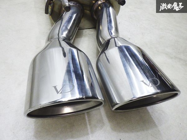 【未使用 アウトレット 】VD VOICE DESIGN GRS180 18 クラウン オーバル 左右 4本出し ステンレス リア マフラー リヤピース 棚A-5