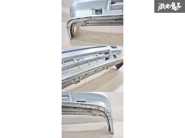 【希少当時物】トヨタ 純正 AE86 レビン 前期 フロントバンパー リップ ステー ブラケット 外装 シルバー系 52119-12260 即納 棚2F-G-6_画像6