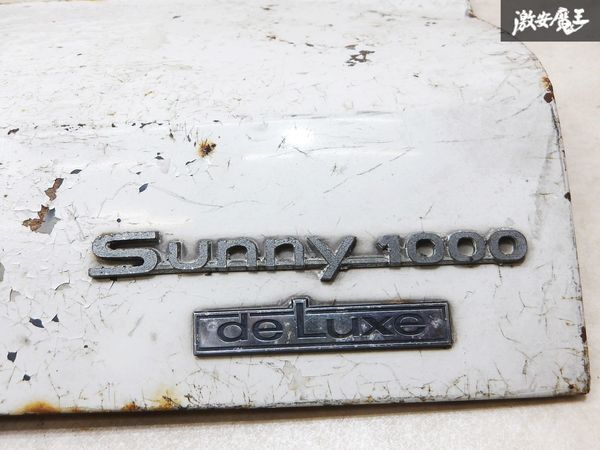  распродажа Datsun DATSUN B10 оригинальный Sunny спорт 1000 Deluxe багажник задний panel белый экстерьер Showa Retro подлинная вещь полки 2F-N-3