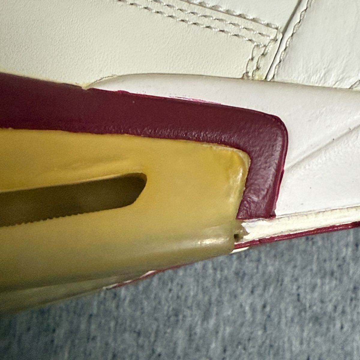 中古 27.5cm NIKE AIR JORDAN 6 retro maroon OG ナイキ エア ジョーダン マルーン 384664-116 carmine infrared_画像5
