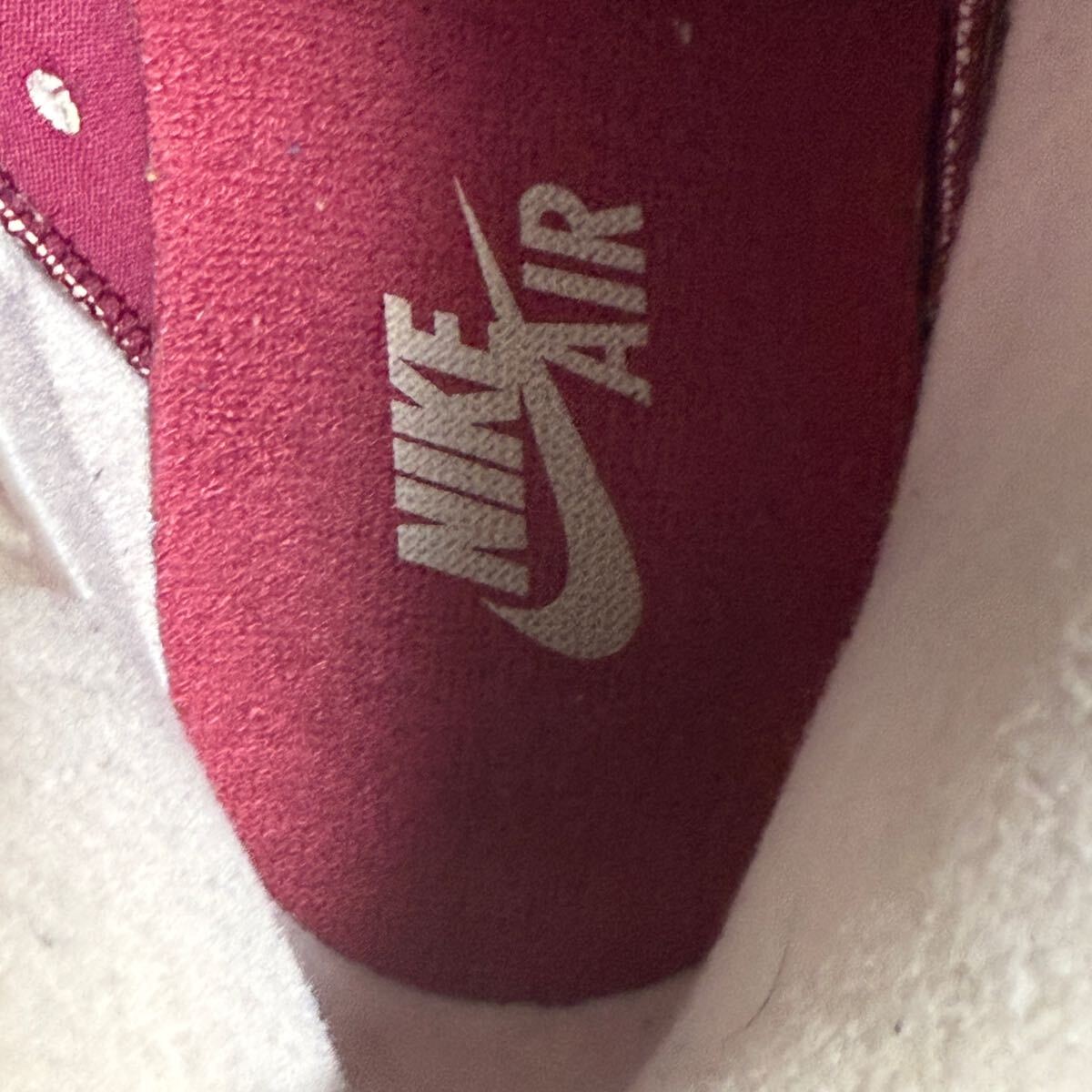 中古 27.5cm NIKE AIR JORDAN 6 retro maroon OG ナイキ エア ジョーダン マルーン 384664-116 carmine infrared_画像8