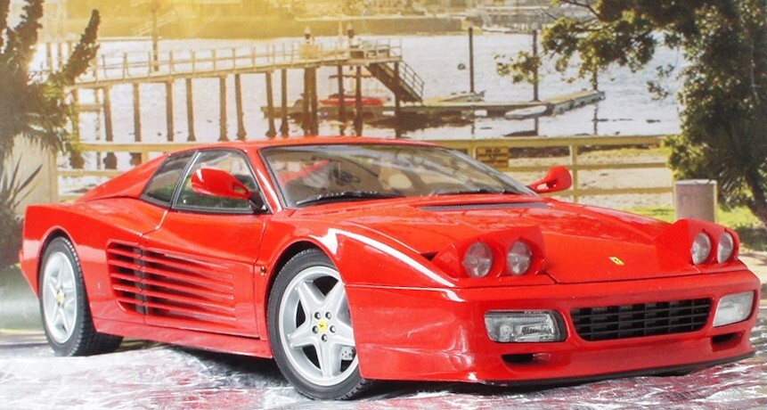 京商 1/18 1991 フェラーリ 512TR テスタロッサ 后期型 レッド Ferrari Testarossa 送料無(wú)料