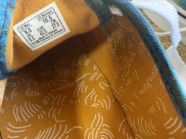  Vans go ho подлинный 27cm VINCENT VAN GOGH × VANS