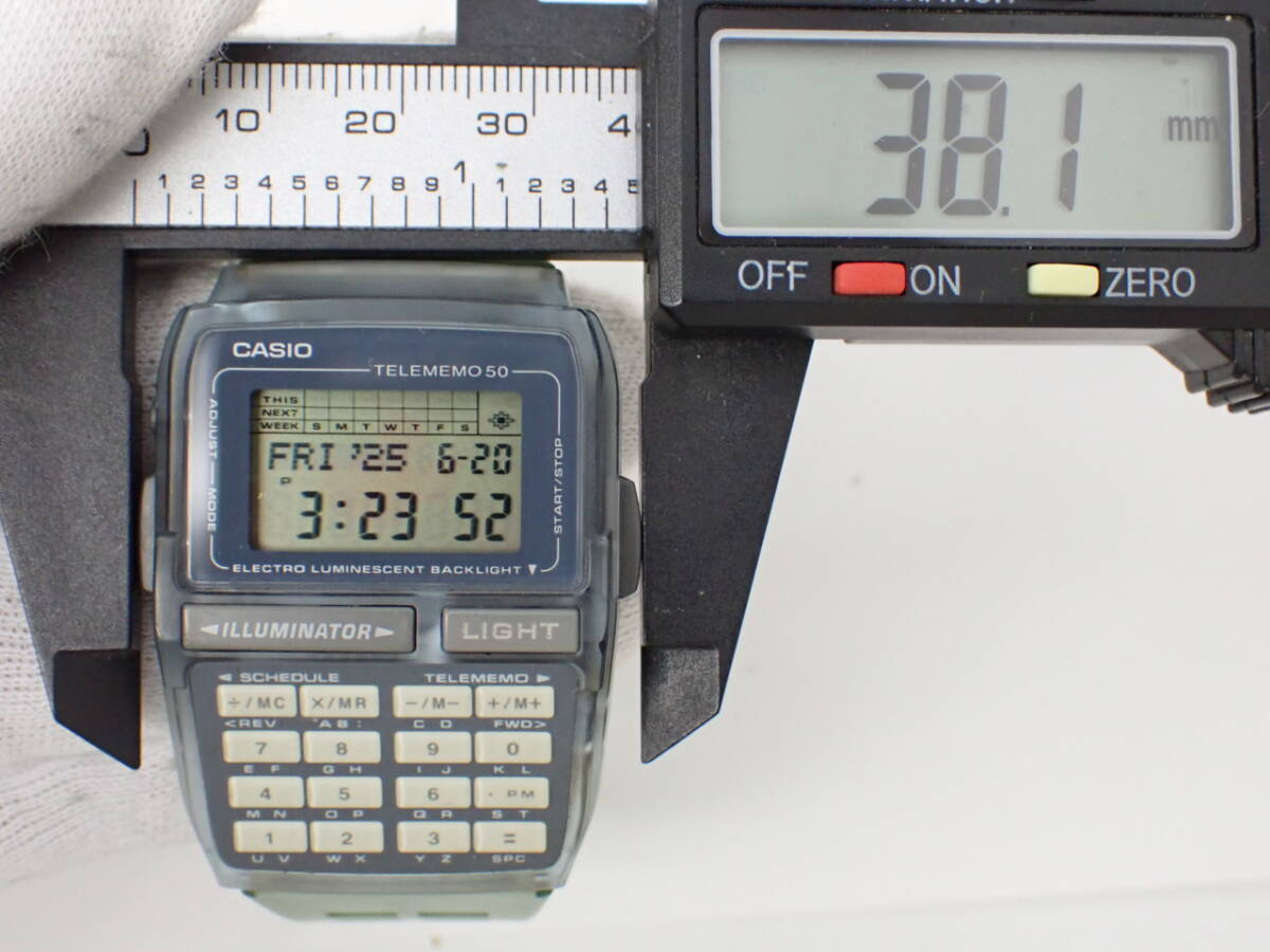  работа товар *1 иен ~*CASIO Casio QZ мужские наручные часы DATA BANK Data Bank DBC-63 Mickey Mouse Disney Store цифровой циферблат /E8611-2057-8