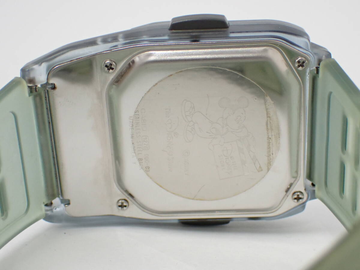  работа товар *1 иен ~*CASIO Casio QZ мужские наручные часы DATA BANK Data Bank DBC-63 Mickey Mouse Disney Store цифровой циферблат /E8611-2057-8