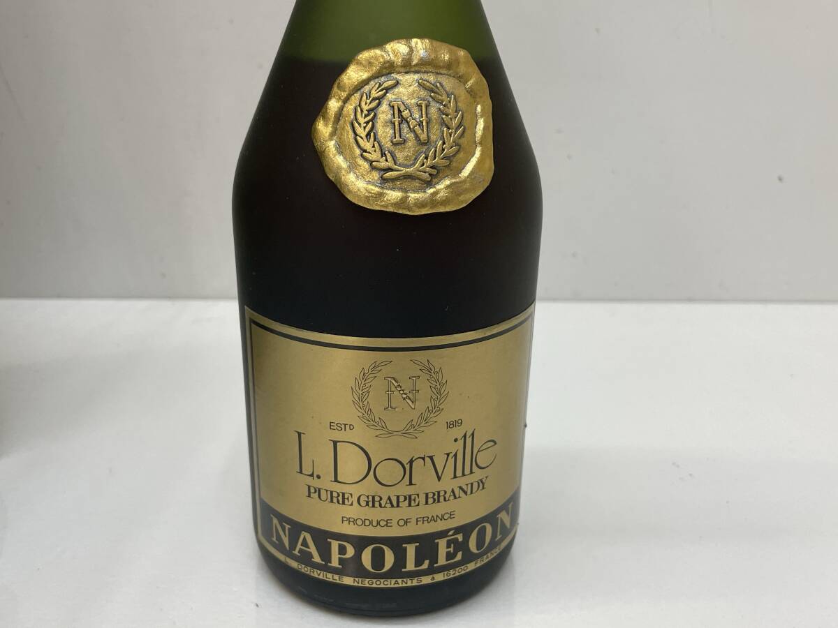 【G-3-R1】　　L.Dorville ルドーヴィル ナポレオン 700ml 40%　ピュア グレープ ブランデー 古酒