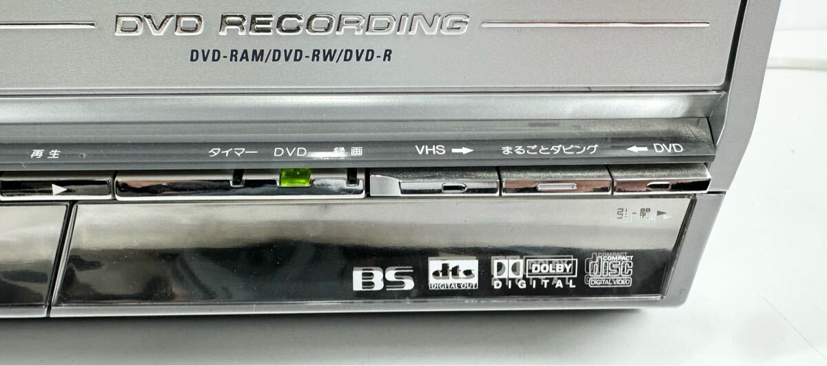 【通電OK】 Panasonic パナソニック DMR-E150V ビデオデッキ DVD VHS HDD 2004年制 リモコン 取説有り 中古
