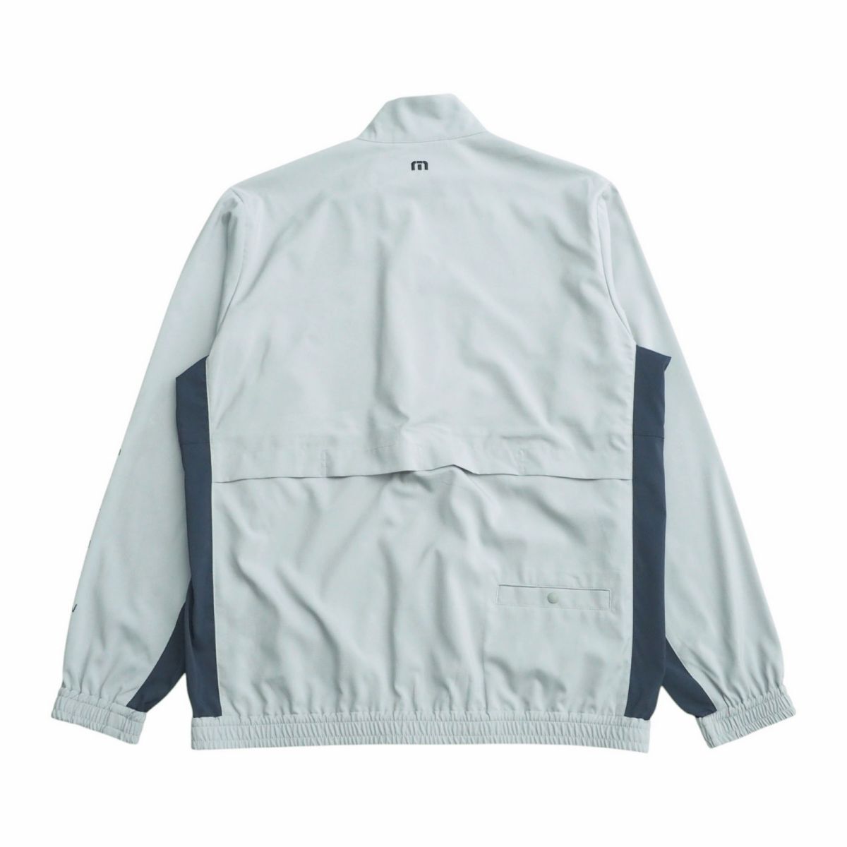 GR7048□トラビスマシュー/Travis Mattew*メンズL《24SS/7AJ003/Play Jacket》ゴルフウェア/ジップアップブルゾン/ジャケット*グレー×紺絙?