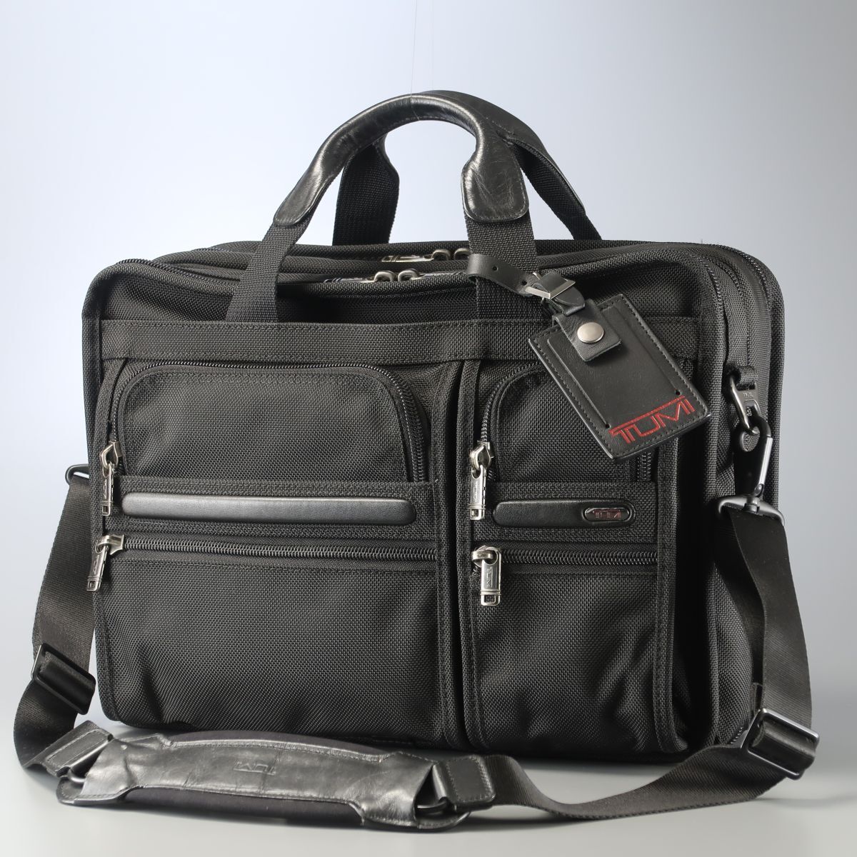 TI8576◎TUMI トゥミ 26141D4 ALPHA アルファ エクスパンダブル オーガナイザー ブリーフケース 2WAY ビジネスバッグ 鞄 黒 マチ拡張