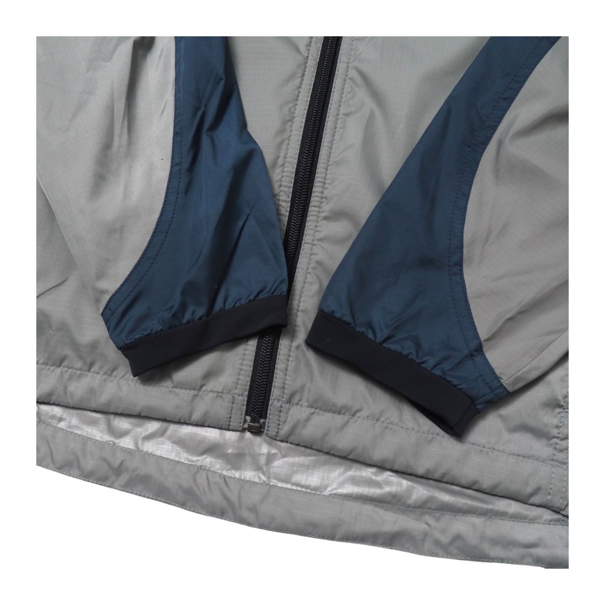 TJ0903▽ノースフェイス THE NORTH FACE/メンズLL/トレイルジャケット/NP11208/ポケッタブル/撥水リップストップ/グレー×ネイビー絙?