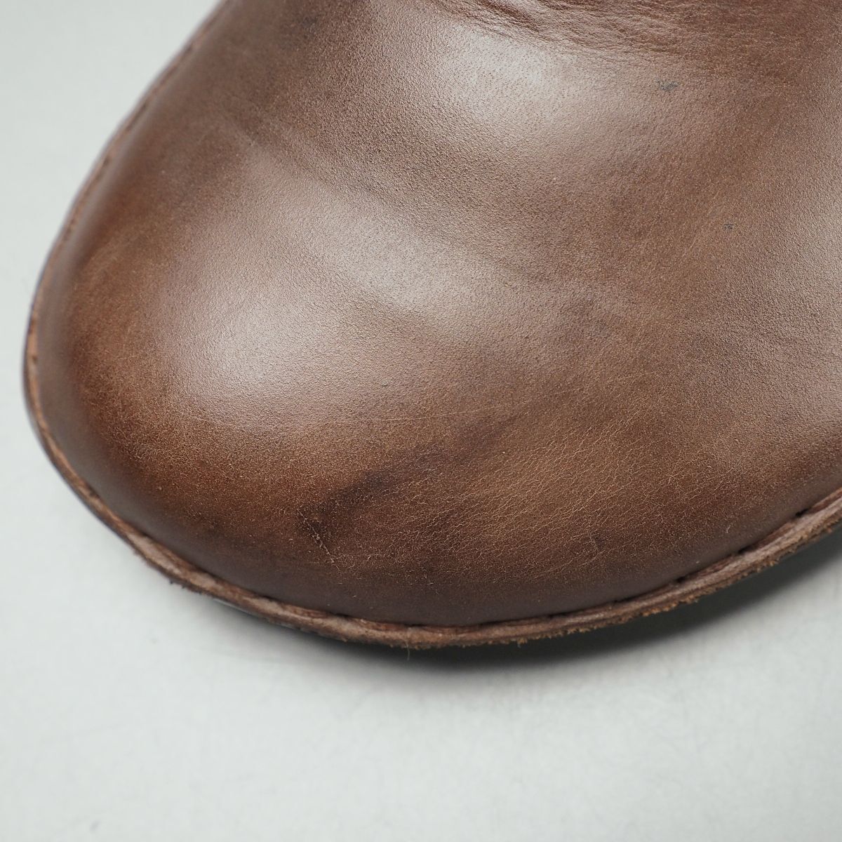 W3923//ドイツ制*ビルケンシュトック/BIRKENSTOCK*ナッシュビル/NASHVILLE /メンズ43/プレーントゥ/レザースリッポン/ローファー/革靴/茶