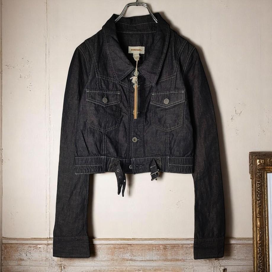 OLD DIESEL ディーゼル デニム 短丈 ジャケット S メンズ 薄手 OLD DIESEL ディーゼル デニム 短丈 ジャケット S メンズ 薄手 濃紺