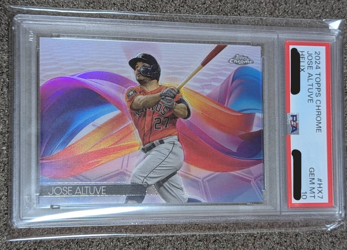 【ＰＳＡ１０】ホセ?アルトゥーベ 2024 TOPPS CHROME #HX7 HELIX JOSE ALTTUVE / HOUSTON ASTROS / アストロズ / SSP【ＰＯＰ１７】