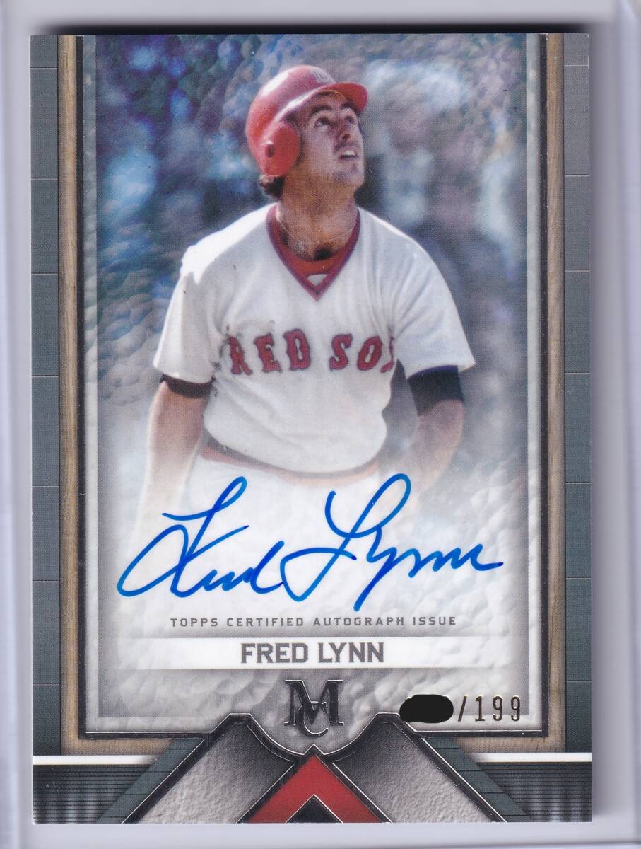 フレッド・リン 直筆サインカード 2023 TOPPS MUSEUM COLLECTION