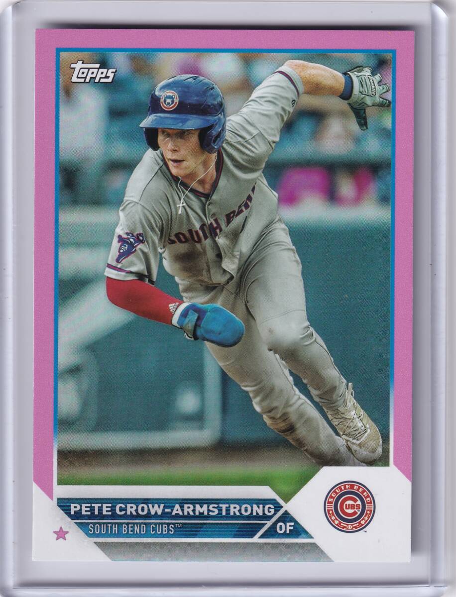 【PCA】ピート?クロー＝アームストロング 2023 PRO DEBUT 199枚限定 PINK RAINBOW FOIL PETE CROW-ARMSTRONG / CUBS カブス【高騰中】