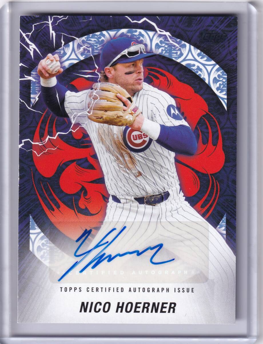  Nico * сигнал na- автограф автограф карта 2025 TOPPS TOKYO SERIES 50 листов ограничение WORLD TOUR DOMINATION AUTOGRAPH NICO HOERNER / Tokyo серии 