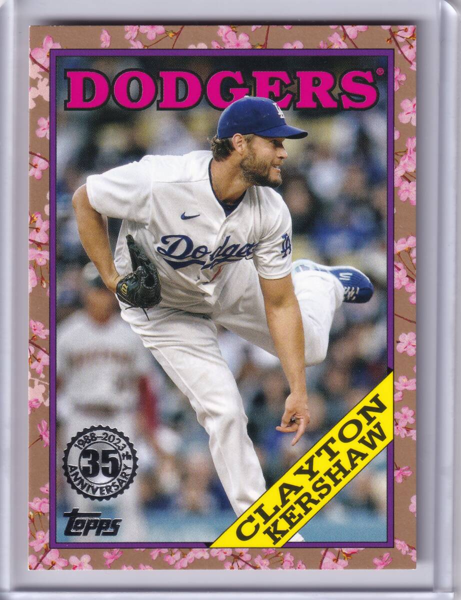 【25枚限定】クレイトン?カーショー 2023 TOPPS JAPAN EDITION 1988 CHERRY TREE CLAYTON KERSHAW / DODGERS / ドジャース