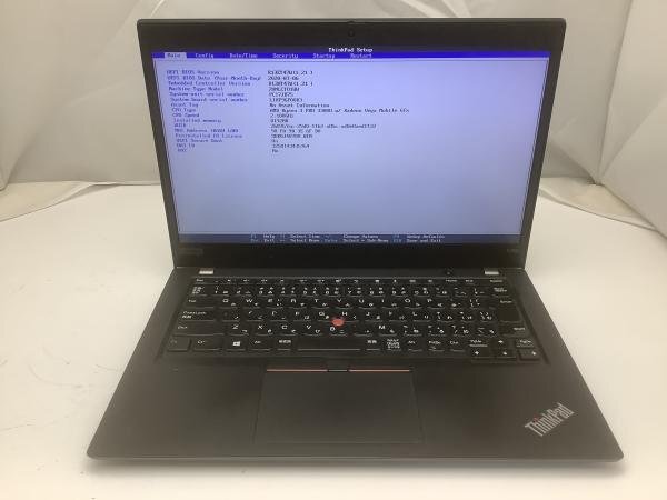 ジャンク!Lenovo 20NLCTO1WW○Ryzen 3 PRO 3300U 8G 256G