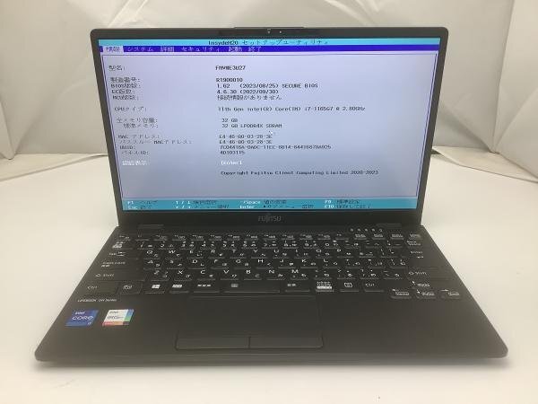  Junk!FUJITSU WU2/E30Core i7 1165G7 2.8G 32G 2T