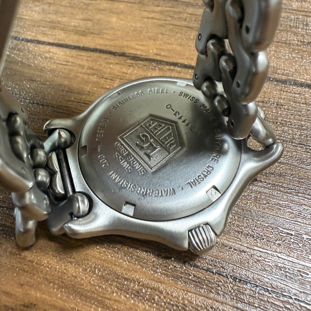  TAG Heuer наручные часы б/у батарейка . уже сразу порванный. кварц Professional быстрое решение бесплатная доставка 