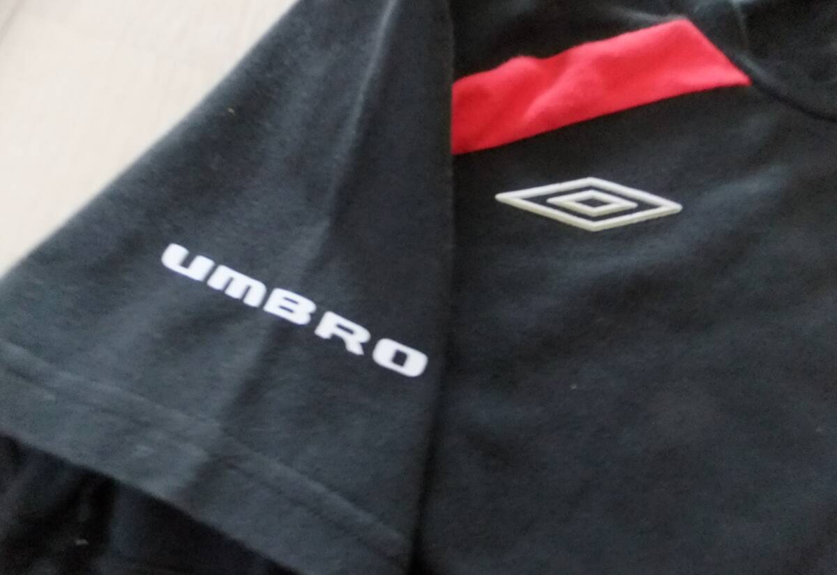イングランド代表 ENGLAND ユニフォーム 半袖Tシャツ アンブロ UMBRO ブラック 黒 キッズ Lサイズ サッカーウェア 